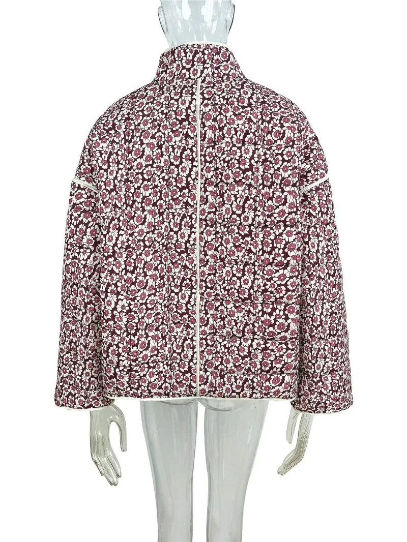 Veste Fleurie A Motif