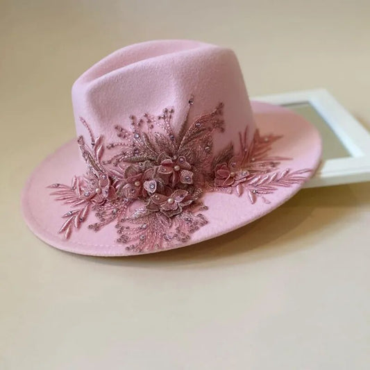 Chapeau Fleurie <br> Rose Clair