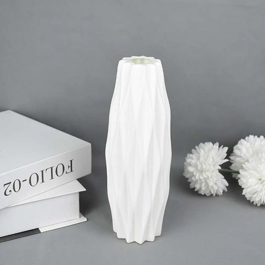 Vase Fleur <br> Blanc Design Grand