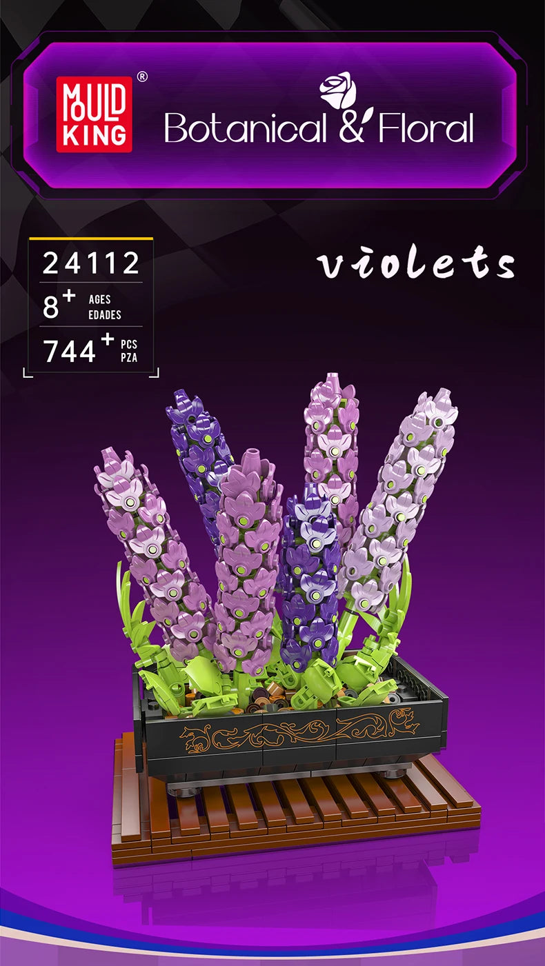 LEGO Flores púrpuras