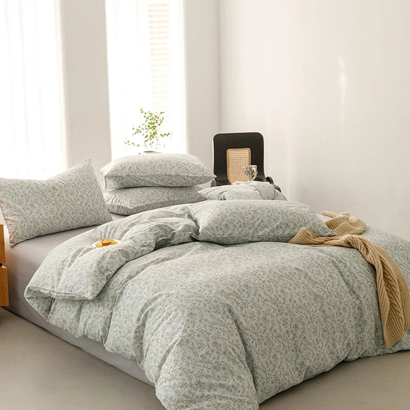 Housse De Couette Fleurie <br> Coton