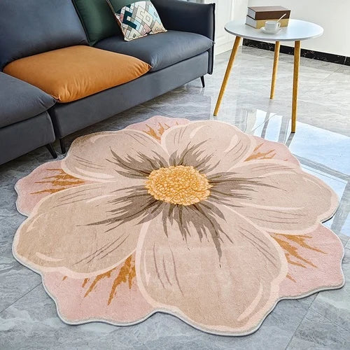 Tapis Fleur <br> Bruxelles Brun