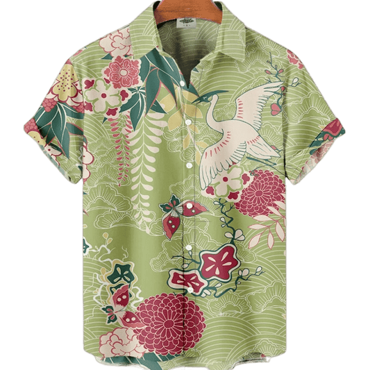 Chemise A Fleur Homme <br> Cigogne