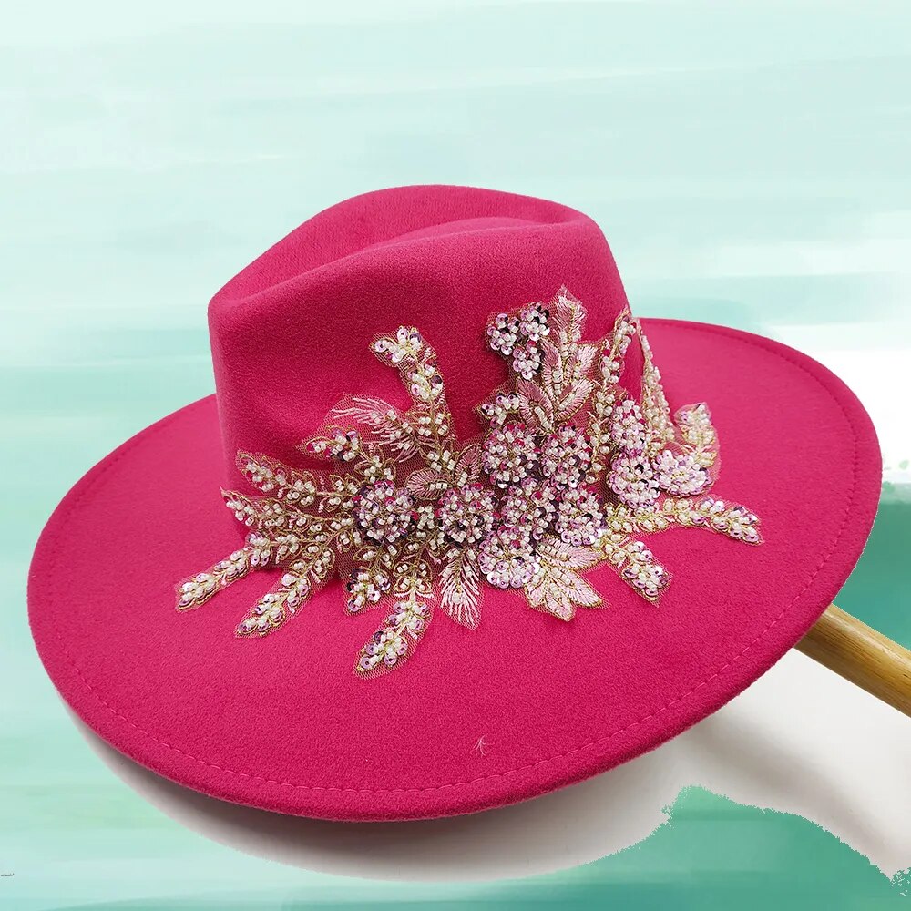 Chapeau Fleurie <br> Rose -Violet