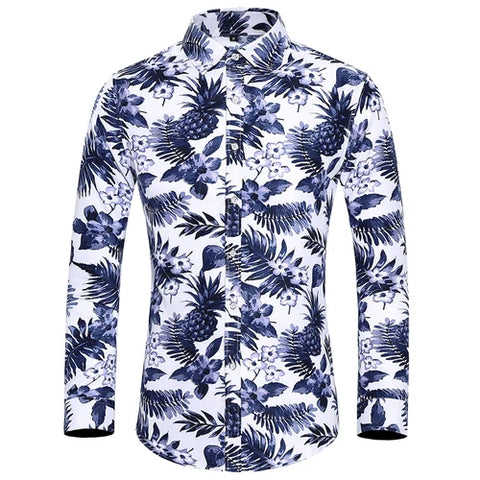 Chemise A Fleur Homme  Longue Hawaï