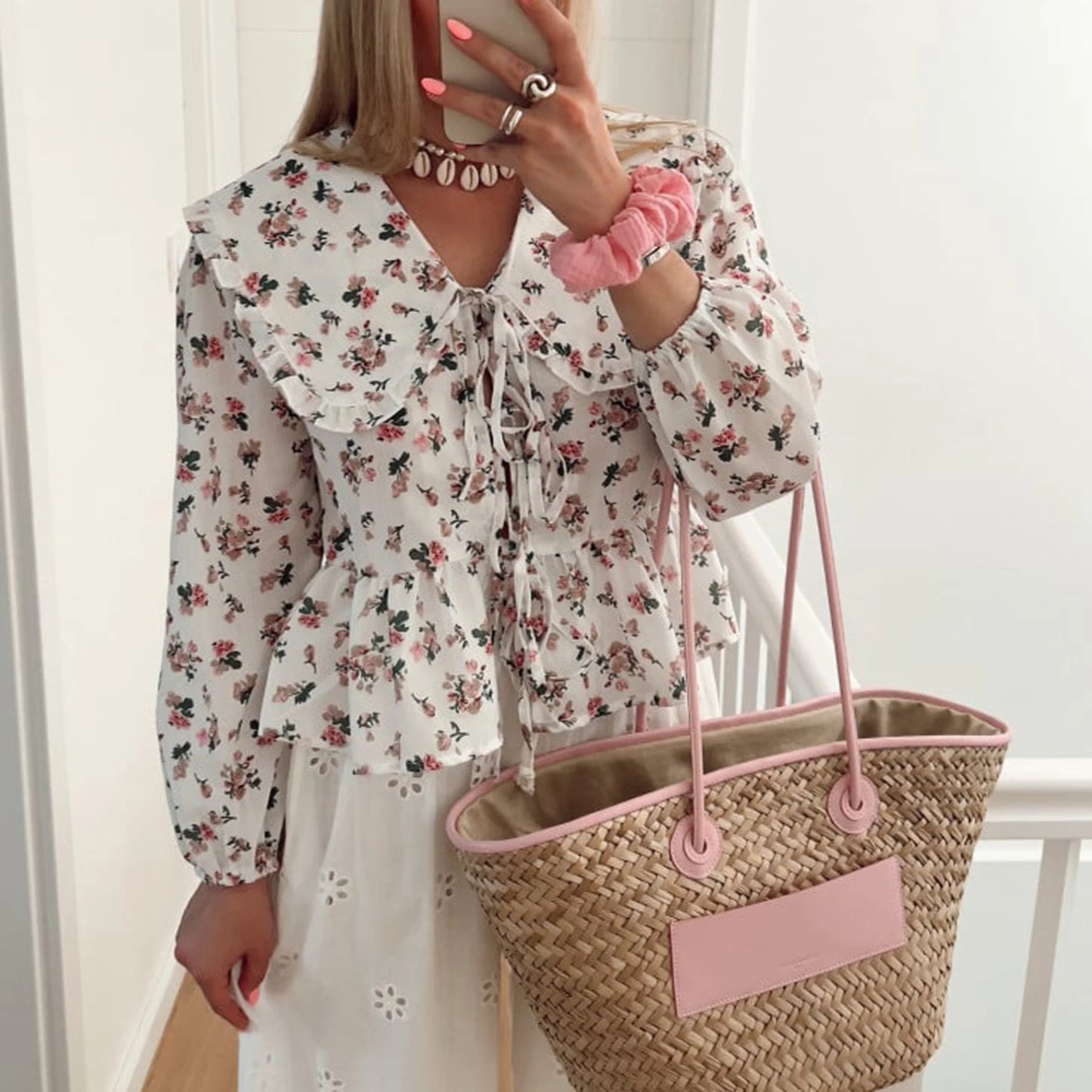 Chemise Femme A Fleurs