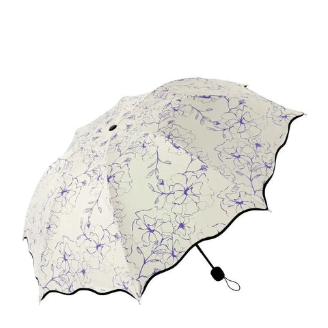 Parapluie Fleur  Femme Violet