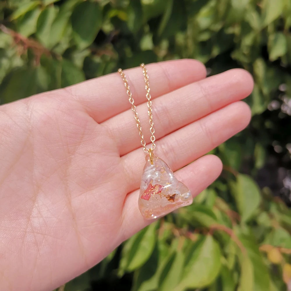 Flower Resin Necklace