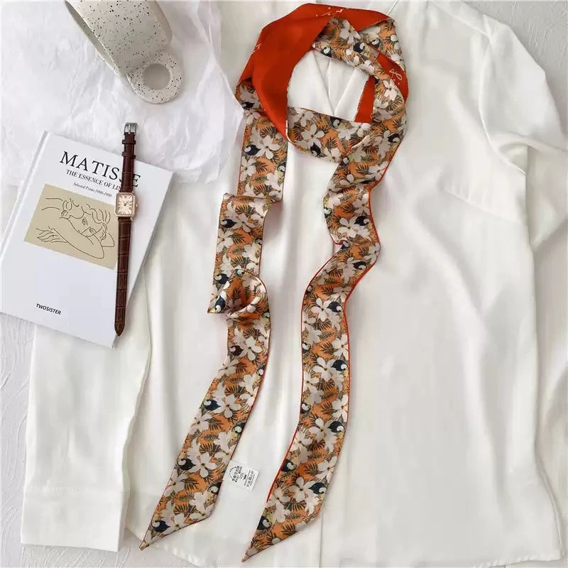 Ceinture Fleur <br> Robe Design Orange