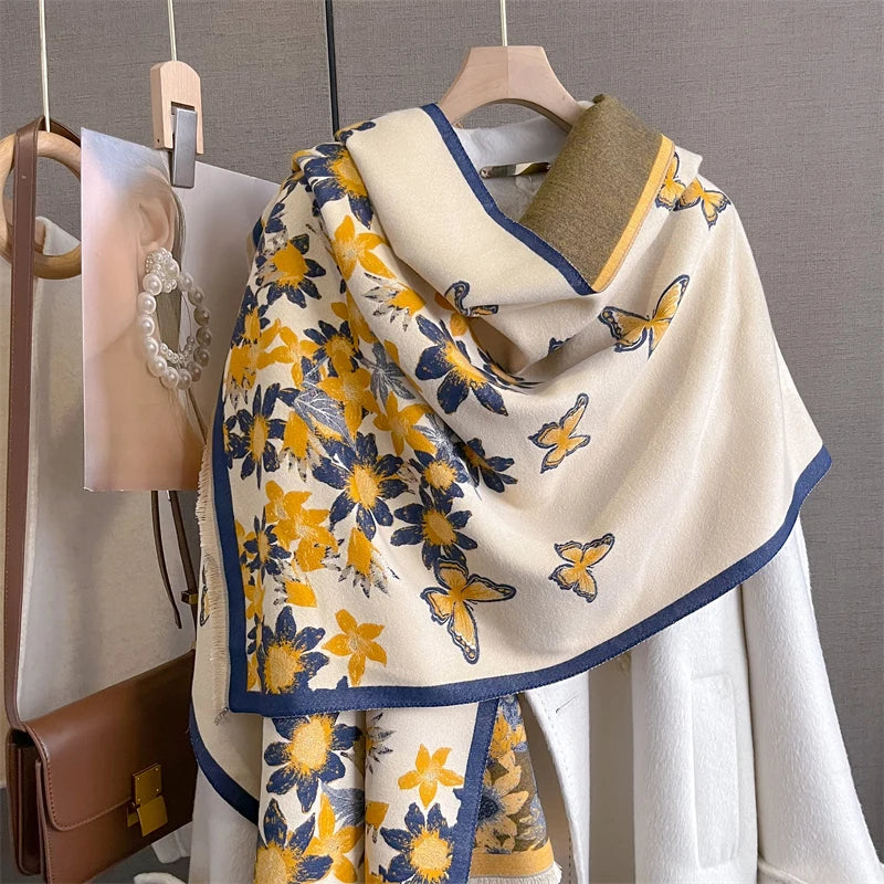 Foulard Fleuri <br> Femme