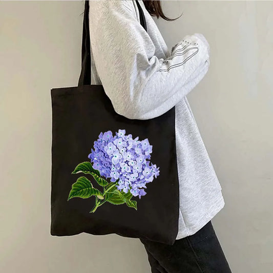 Tote Bag <br> Fleurs Lavande