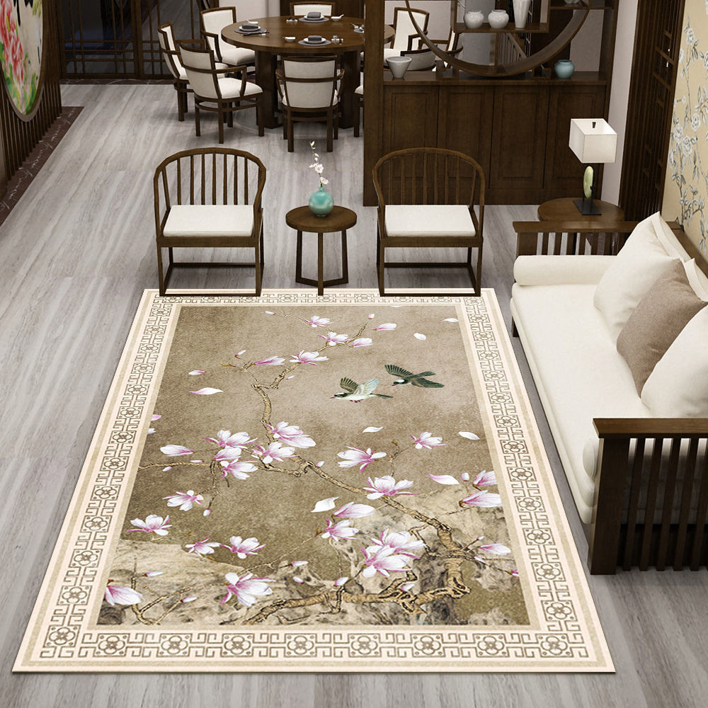 Tapis Fleur <br> Style Chinois