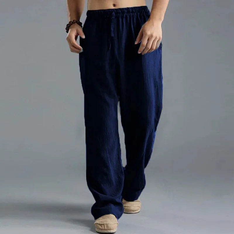 Pantalon Coton Lin Homme