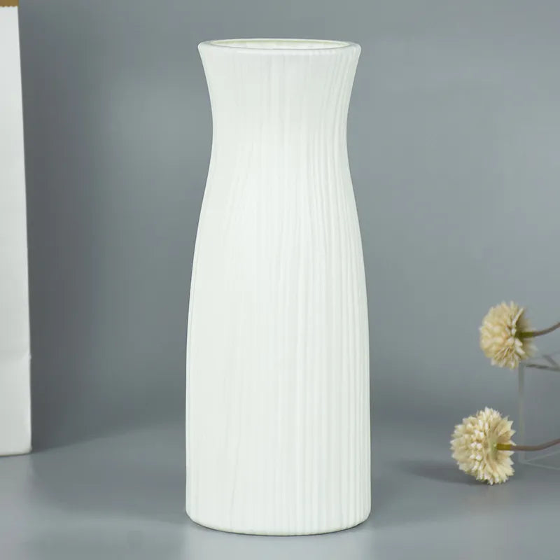 Vase Fleur <br> Blanc Classe