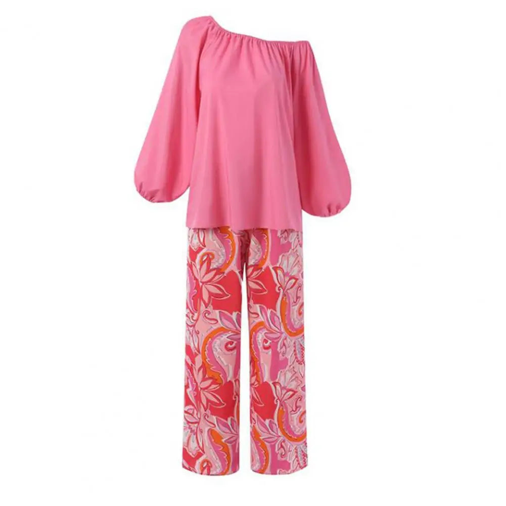 Pantalon Fleuri <br> Vintage Rose