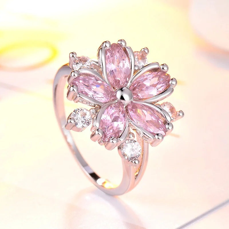 Anillo de flor de cerezo