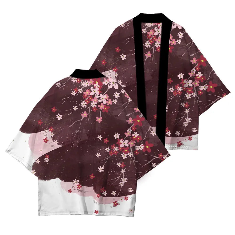 Kimono Fleuri Long