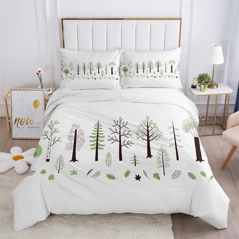 Housse De Couette Fleurie <br> Arbre