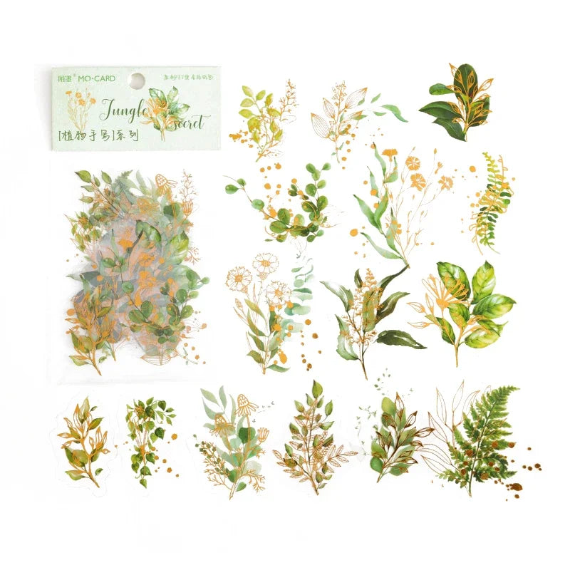 Stickers Fleurs <br> Vert