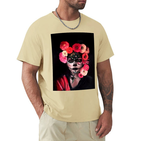 T-Shirt Fleur Premium  Mexique Beige