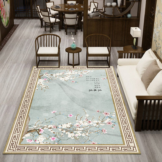 Tapis Fleur <br> Style Chinois Branche