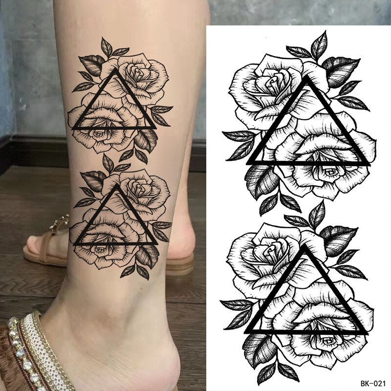 Tatouage Fleur <br> Réaliste Cartoon