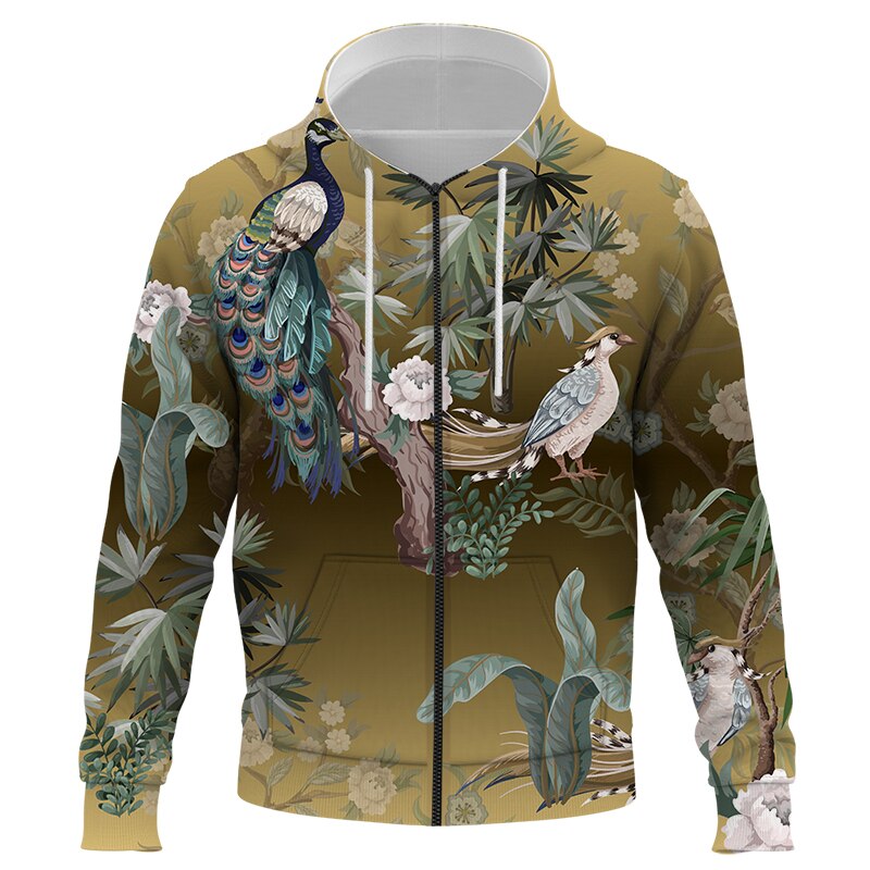 pull Fleuri <br> Oiseau