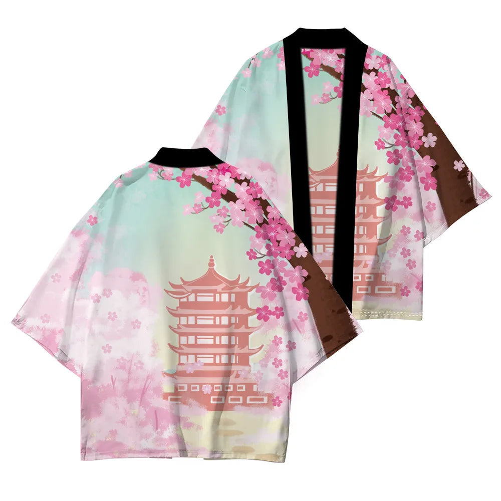 Kimono Fleuri Long