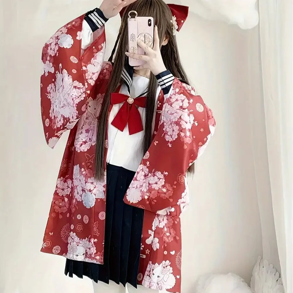 Kimono Fleuri Long