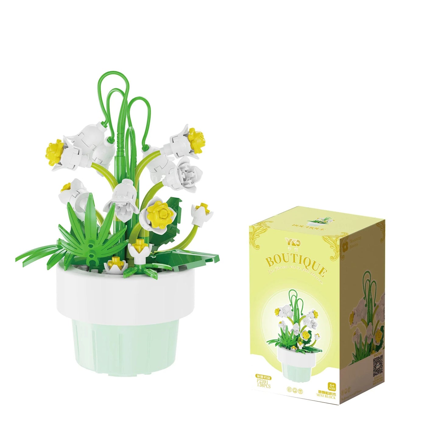 LEGO Flower Miniature Decoration