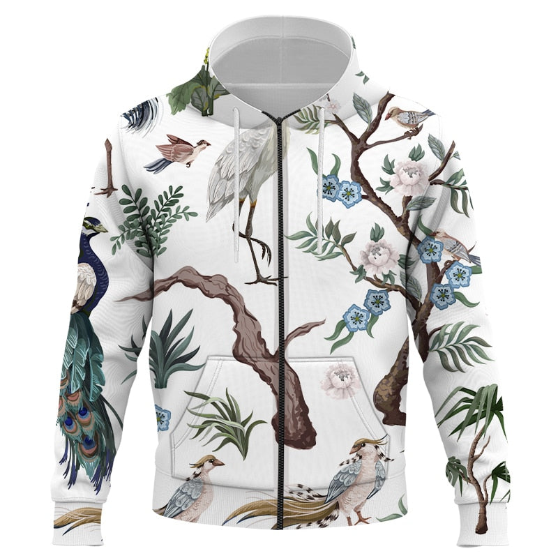 pull Fleuri <br> Oiseau