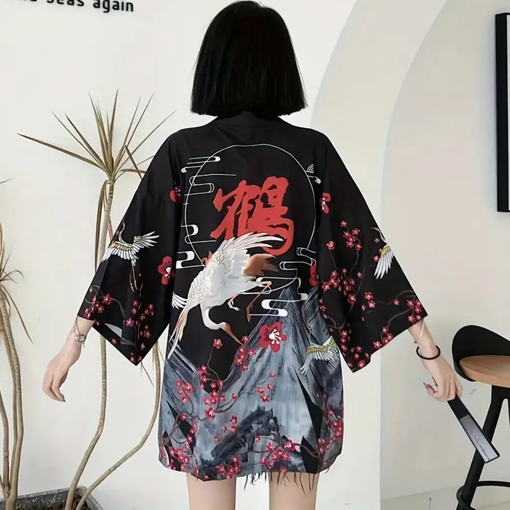 Kimono Fleuri Long