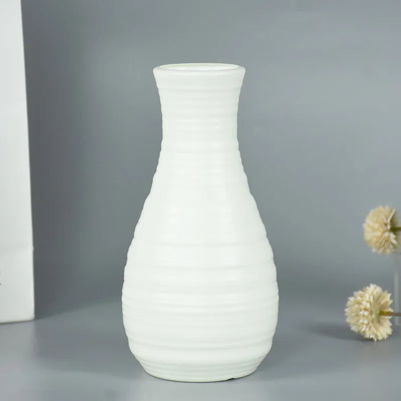 Vase Fleur <br> Blanc Simple