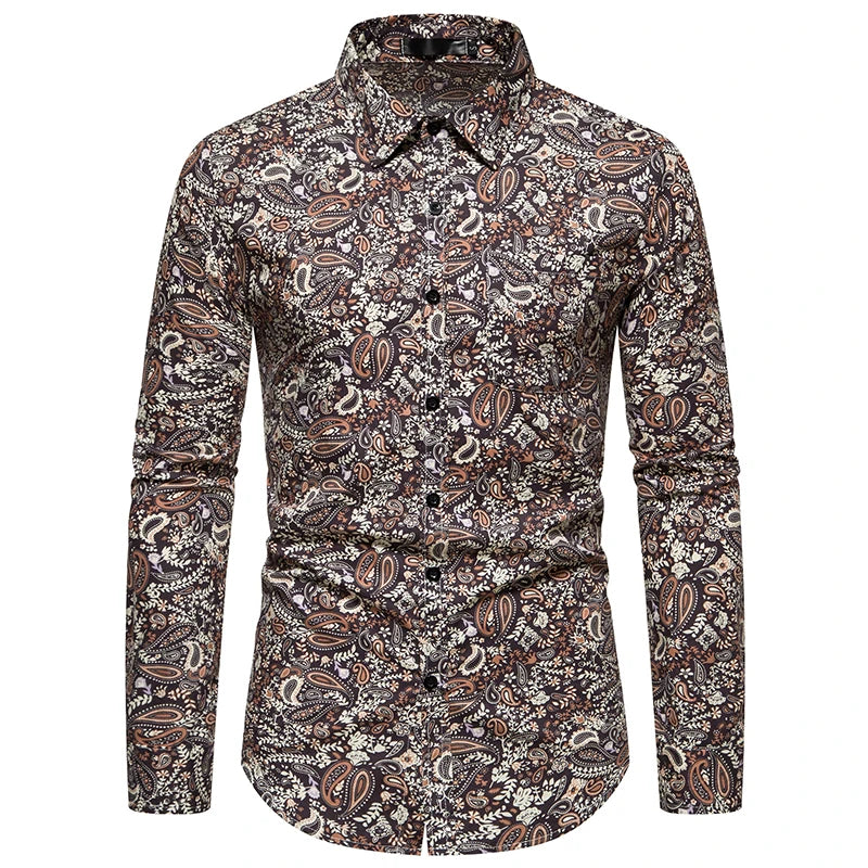 Chemise Homme Fleurie <br> Fashion