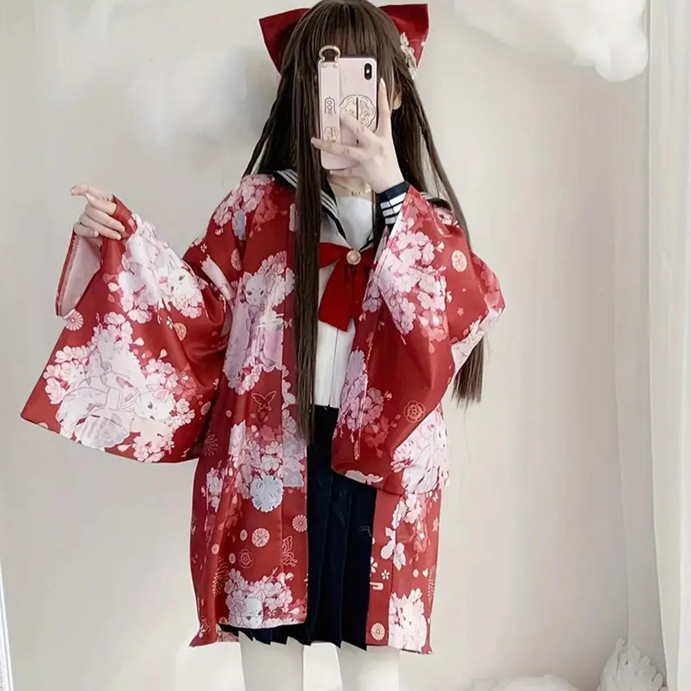 Kimono Fleuri Long