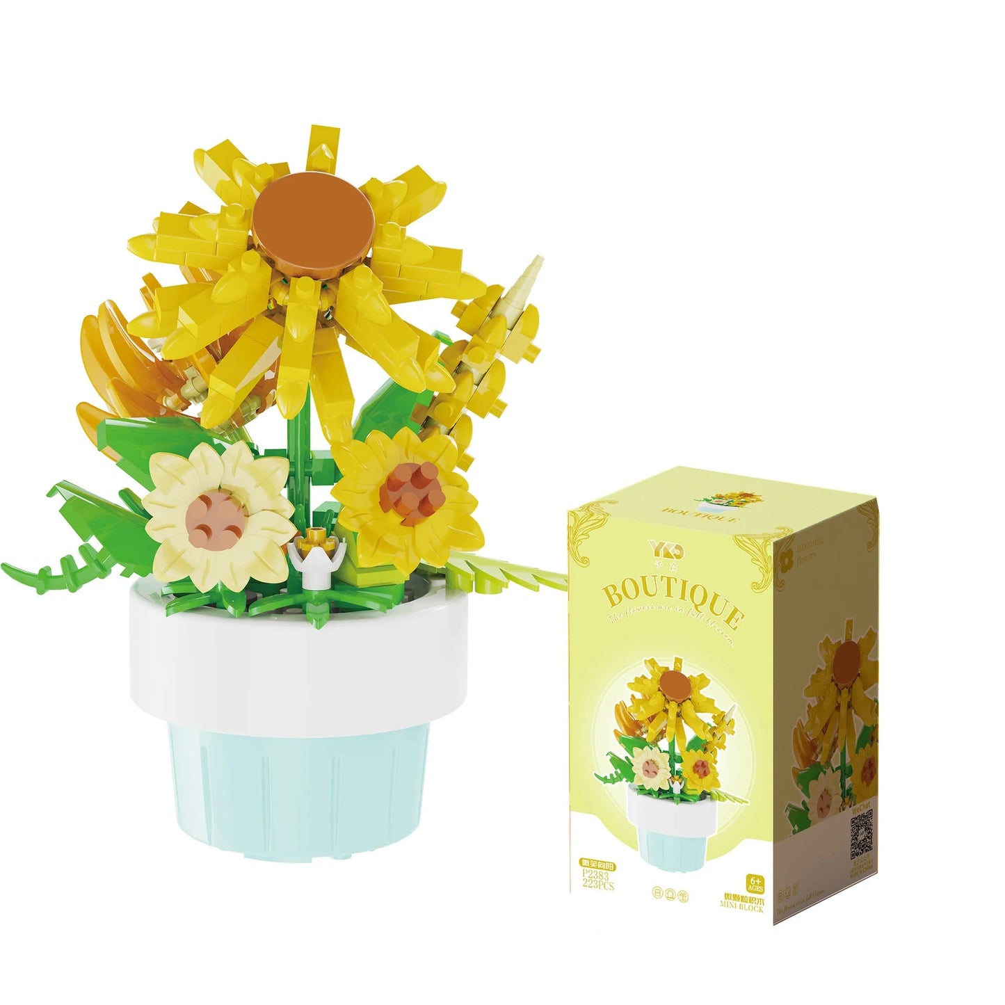 LEGO Flower Miniature Decoration
