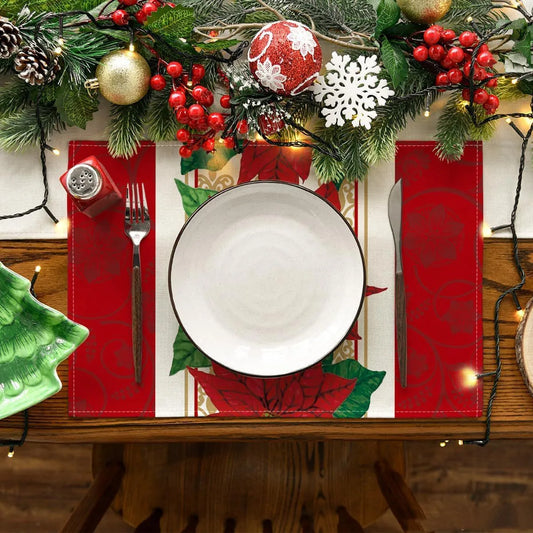 Christmas Flower Placemat