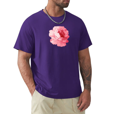 T-Shirt Fleur Premium  Pivoine Violet