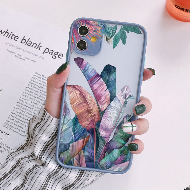 Coque Fleur <br> Palmier Jungle Coloré