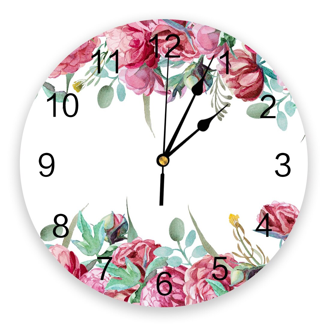 Horloge Fleurie <br> Moderne Design