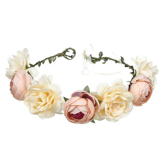 Couronne De Fleurs <br> Princesse Mariage