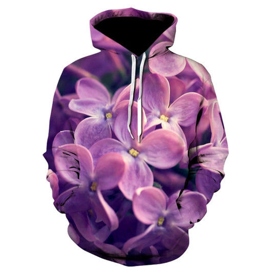 Pull Fleuri <br> Pétale de fleur Violet