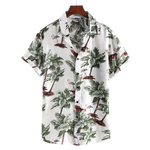 Chemise A Fleur Homme  Design Simple Autruche