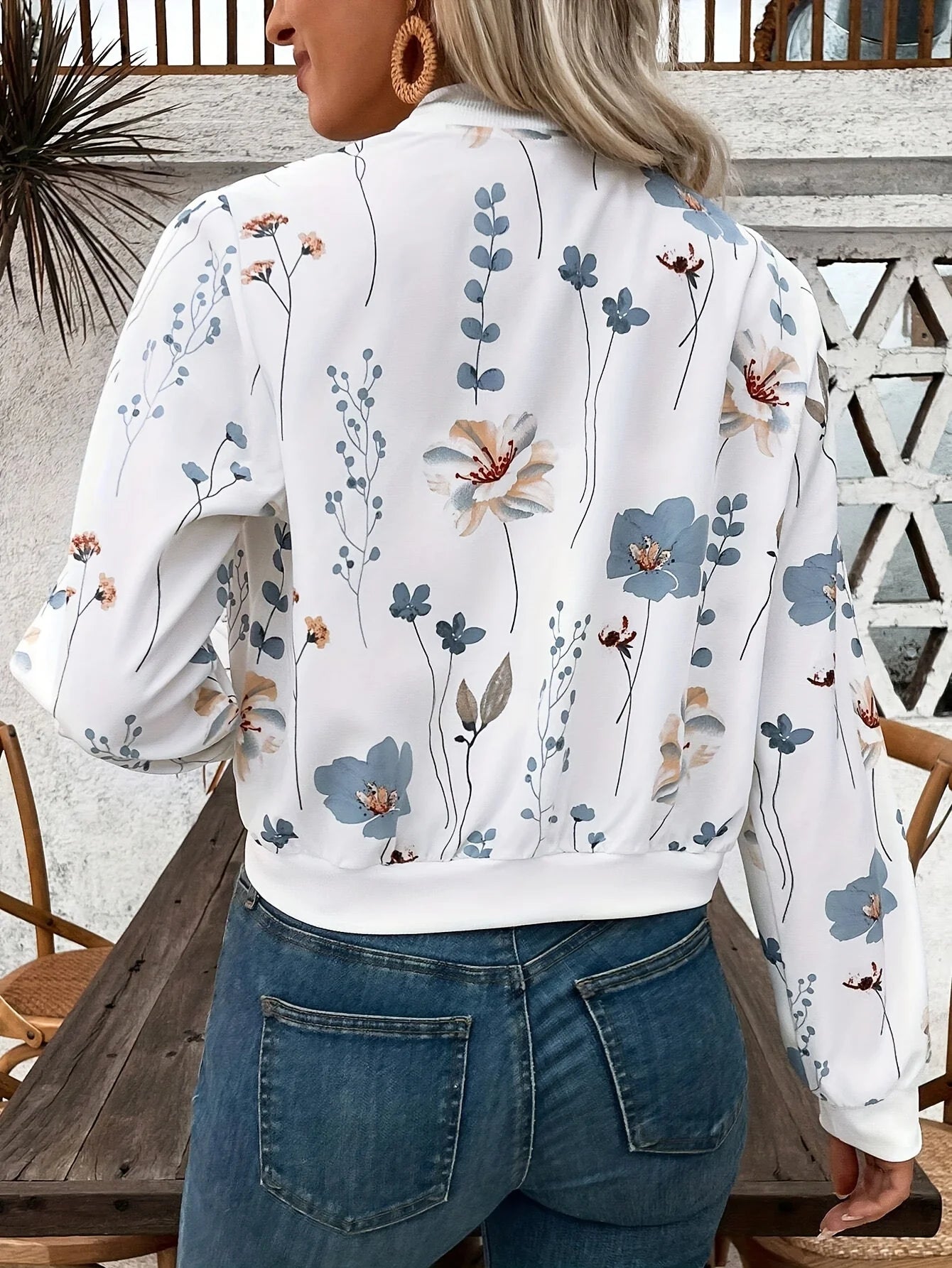 Chaqueta de flores