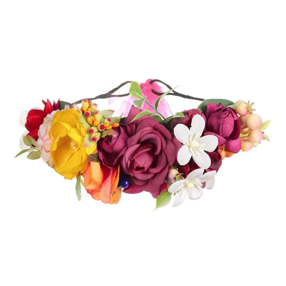 Couronne De Fleurs <br> Multicolore