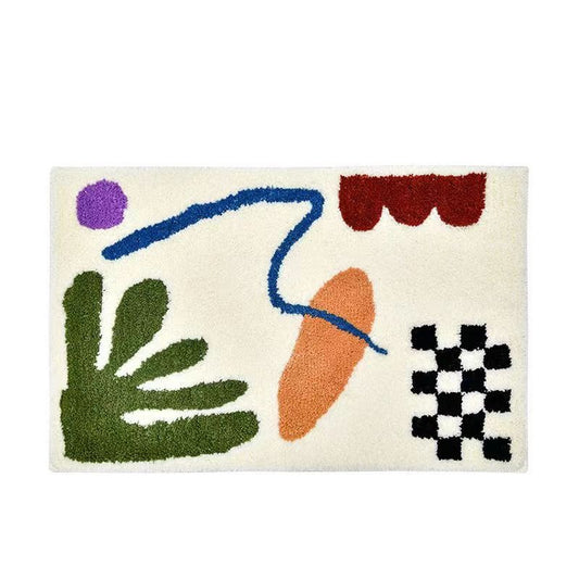 Tapis Fleur <br> Rétro Cartoon