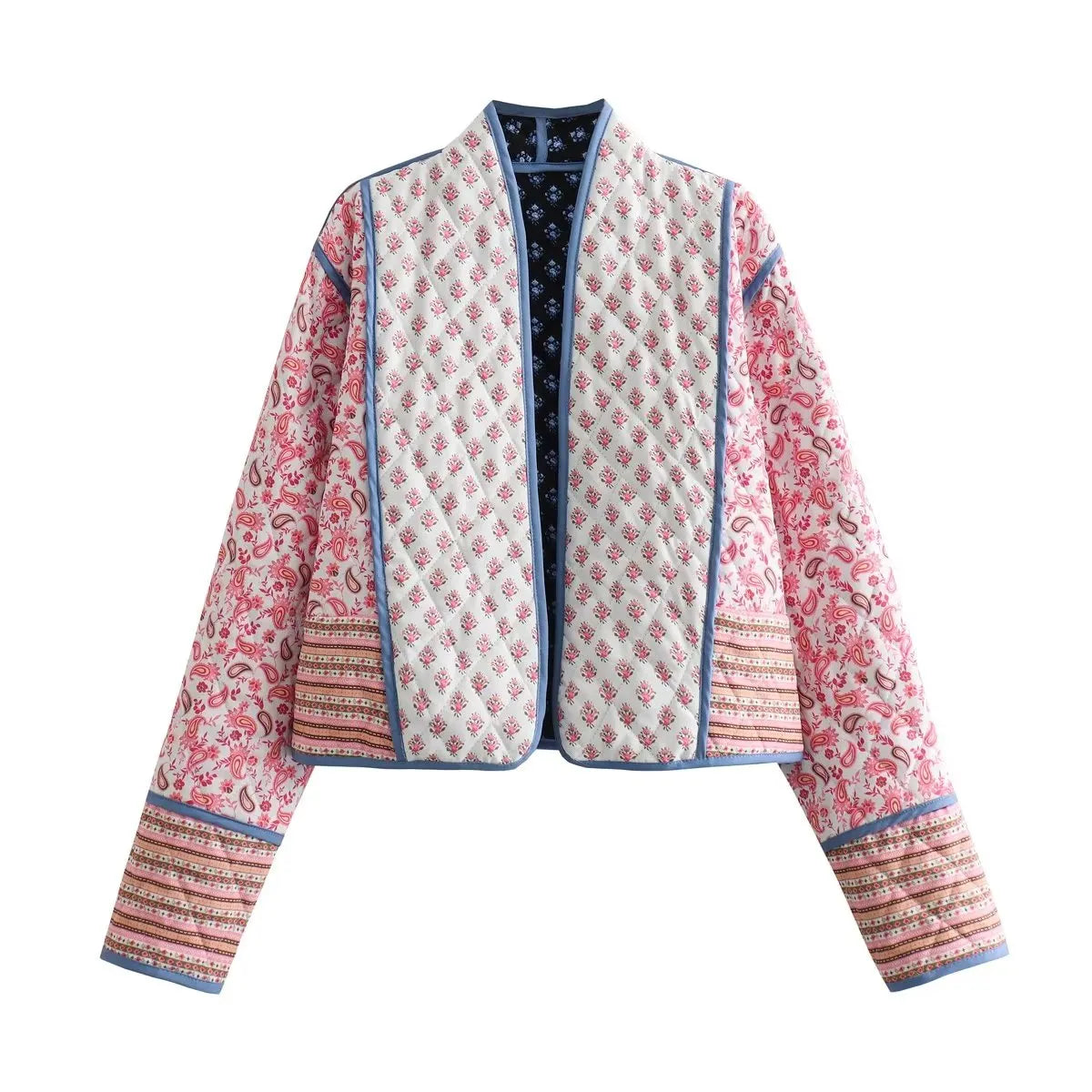 Veste Fleurie <br> Réversible Coloré