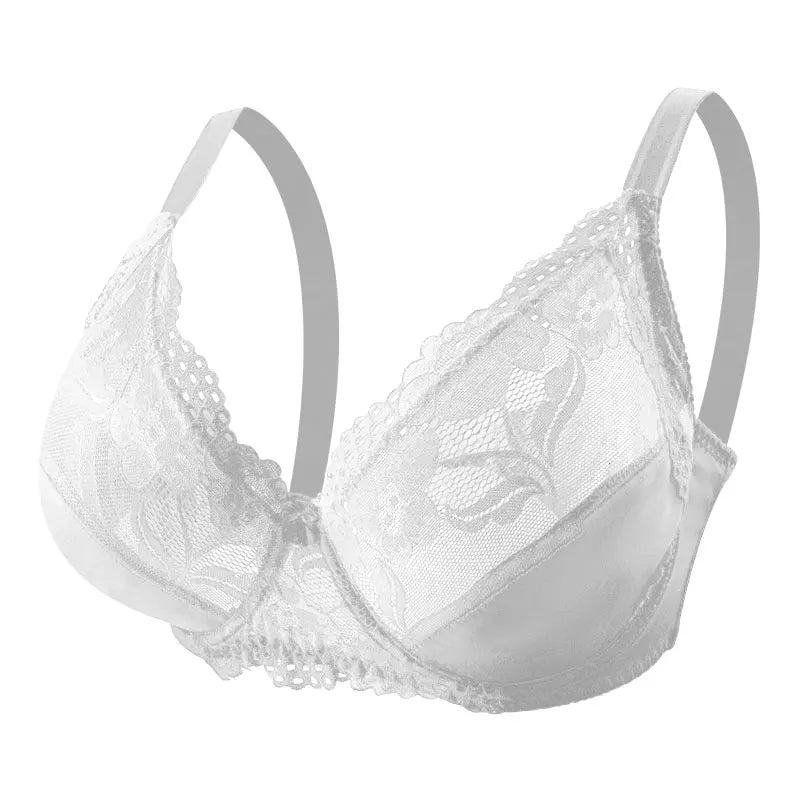 Soutien Gorge Fleuri <br> Blanc