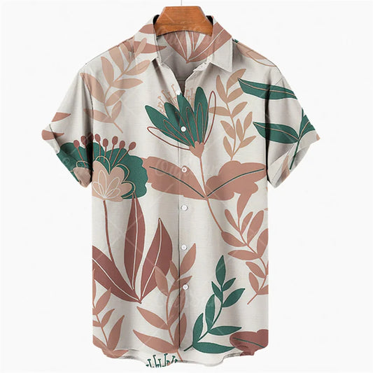 Chemise Homme Fleurie <br> Cartoon