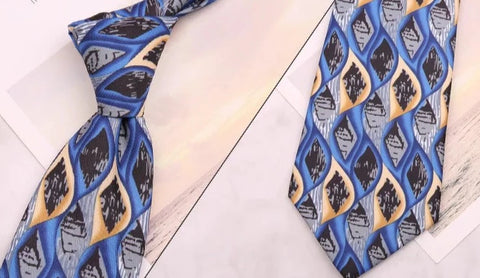 Cravate Fleurie  Mariage Bleu Design